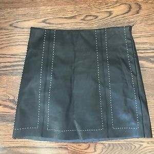 Leather skirt
